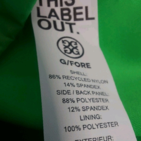 G Fore Mens Golf Vest Size Medium Lime Green Maverik Hybrid 4 Way Stretch New - Picture 10 of 12